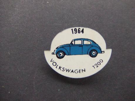 Volkswagen kever 1200 oldtimer 1964 blauw